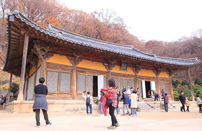  

Muryangsujeon Hall is one of the most beautiful wooden building in Korea.
